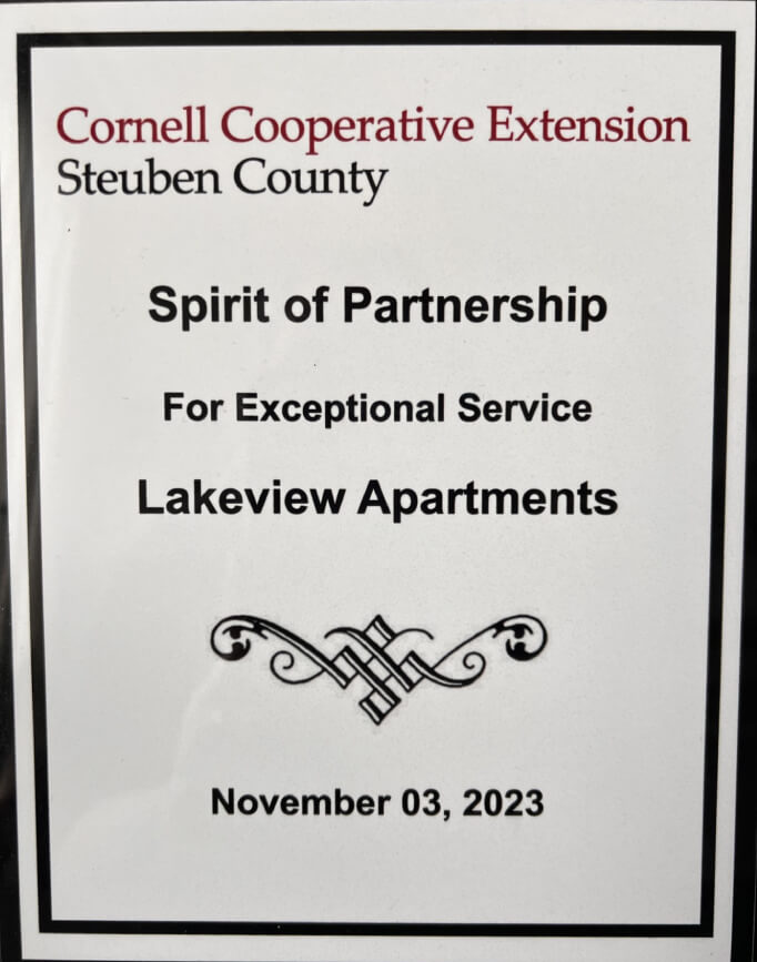 Clyde F. Simon Lakeview Apartments Receives Spirit of Partnership Award Proclamation Spirit of Partnership Award 2023