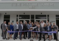 Steve Protulis Towers Ribbon Cutting